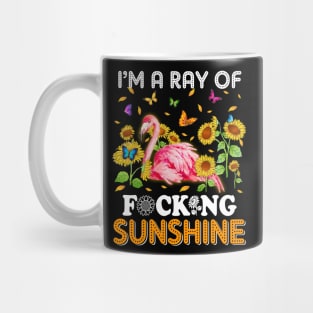 I'm A Ray Of Focking Sunshine Flamingo Lovers Mug